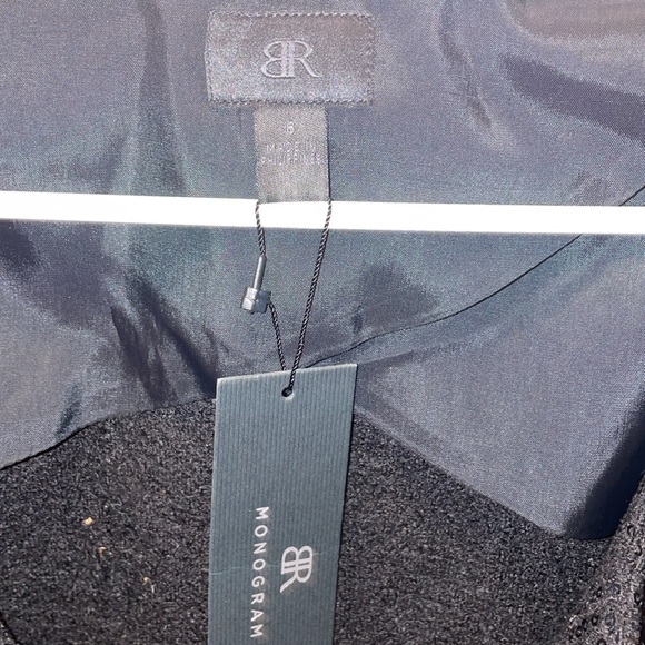 Wool BRAND NEW Banana Republic Monogram Sequin Jacket New years - Picture 10 of 11